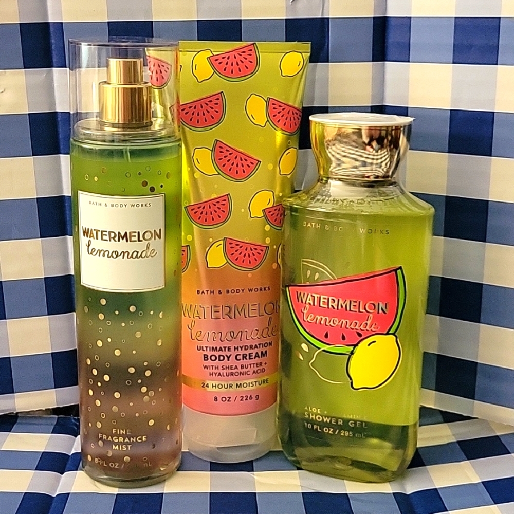New Bath & Body Works Watermelon 🍉 Lemonade 🍋 Set!